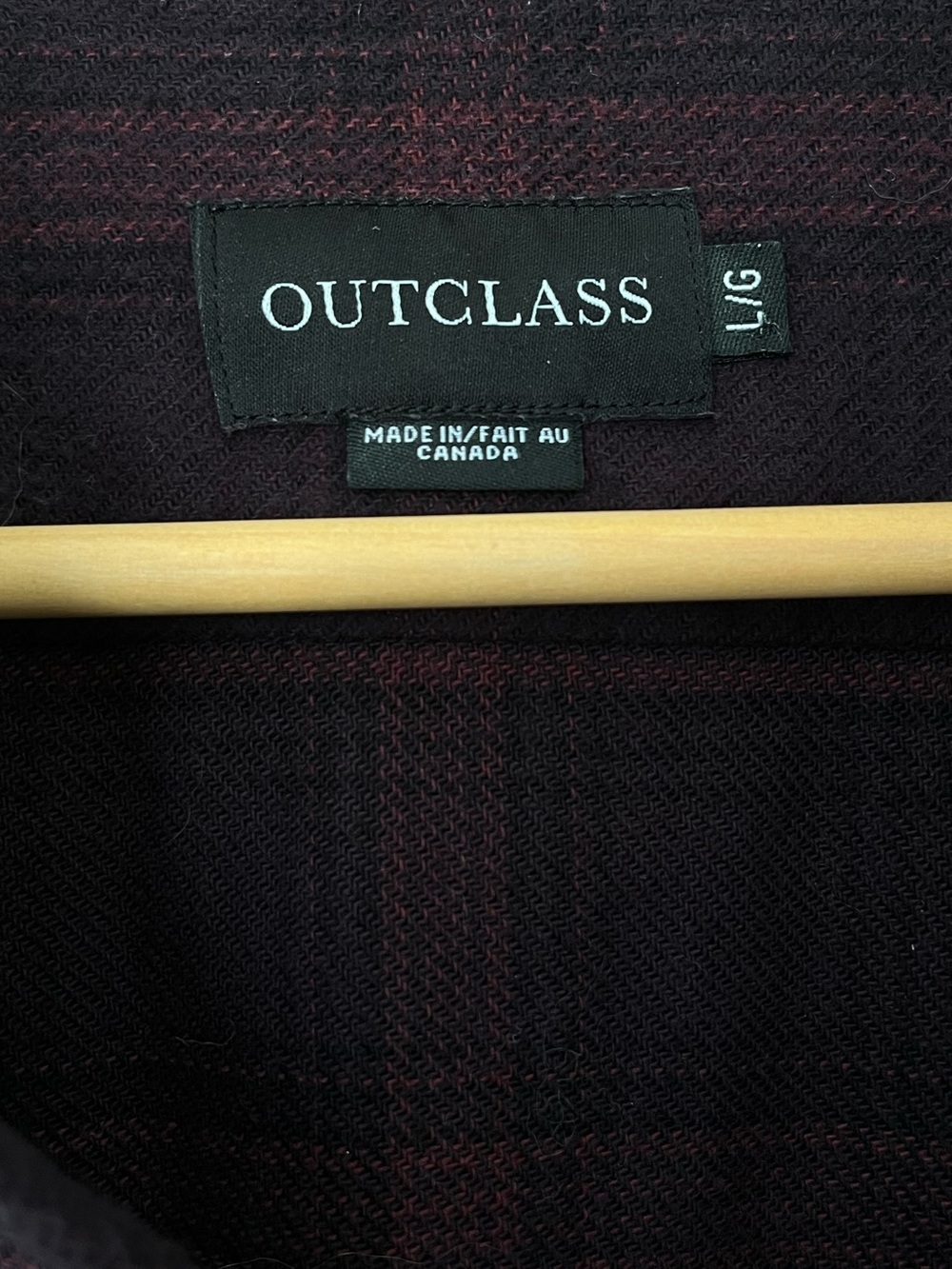 Outclass flannel button down - Picture 2 of 3